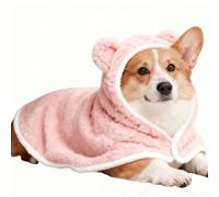Stylish Pet Cap - Warm Puppy Jacket, Fleece Lining Dog Hoodie with Adjustable Straps, Small Dog Winter Coat, Pet Costume for Christmas Birthday, Soft Comfortable Animal Outerwear for Puppies