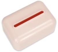 Stylish Pink Modern Tissue Box With Convenient Dispensing And Minimalist Design