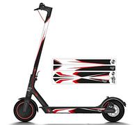 STYLISH SCOOTERS Pegatinas Reflectante para Xiaomi M365, DISEÑO Racing Reflectante,Vinilo para Xiaomi m365 Pro 2,Essencial S1, Pro, Pro2
