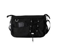 Stylish Shoulder Bag Zippers Storage Star Itabag with Adjustable Strap for Students Commuters and Travelers Stars Shoulder Drawstring Messenger Fashion Itabag Decoration