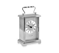 Stylish Silver colour Carriage Clock w4312 by Widdop Bingham