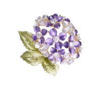 Stylish Sparkling Flower Ornament Stylish Brooch Fashion Accessory Enhances Elegances At Business Meetings Or Evening Elegant Women Fashion Brooch