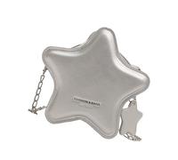 Stylish Star Shaped Small Shoulder Bag For Women PU Leather Crossbody Satchel With Metal Chain For Shopping And More Small Women's Handbag