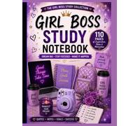 Stylish Study Notebook for Girls and Women: 110 Pages of Inspirational Quotes, Lined Note Pages & Motivational Designs for School, College, Study, Journaling and Goal Setting