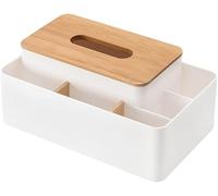 Stylish Tissue Box Cover With Storage Compartment An Elegant Tabletop Decorative Accessory