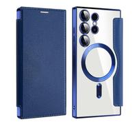 Stylistory Phone Case for Samsung Galaxy A26 5G Phone Case Dual Layer Protective Heavy Duty Cell Phone Cover Magnetic Closure for Samsung S22/23/24/25 Ultra (Blue-2,For SamsungS22plus)