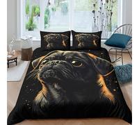 Stylized Digital Art Funda Edredon Microfibra de poliéster Juego de 3 Piezas Diseño 3D con Cremallera Estilizado Digital Arte Funda de Edredón Incluye Funda de Almohada Lavables for Adultos