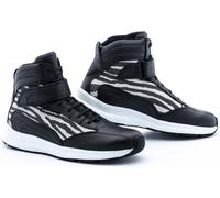 Stylmartin Audax Jungle Zapatillas de moto para mujer, Negro/Blanco, Talla 36
