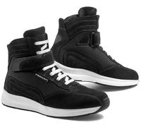 Stylmartin Audax Zapatos de motocicleta impermeables, negro-blanco, tamaño 40 para Hombres