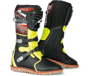 Stylmartin Impact Pro Botas de motocross impermeables, negro-amarillo, tamaño 43 para Hombres