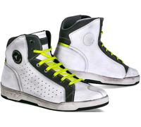 Stylmartin Sector Zapatos de motocicleta, negro-blanco, tamaño 46