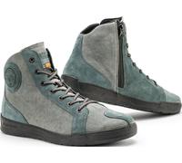 Stylmartin Tank Air Zapatos de moto, gris-verde-azul, tamaño 38 para Hombres