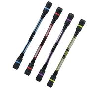 Stylos À Bille - Lot De 4 Stylos-Bille Pointe Moyenne Avec Revêtement Antidérapant | Stylos Rétractables PE Mod | Bureau Papeterie | Entraînement Cérébral Anti-Stress Pour Doigts Ado