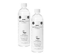 STYLPRO Limpiador de brochas de maquillaje (2 frascos de 500 ml), líquido limpiador de brochas de maquillaje, limpia el maquillaje graso de las brochas de maquillaje.