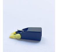 Stylus, 1 paquete de aguja de repuesto para cartucho giratorio GP330 GP331 GP350 GP351, punta Ea-sy Install calidad de sonido mejorada para reproductores de discos de vinilo (amarillo + negro)