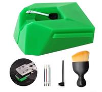 Stylus AT-VMN95E para Audio-Technica AT-LP120X-USB - Punta elíptica de precisión, vástago de aluminio, compatible con discos de vinilo