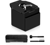 Stylus ATN3600LE de repuesto para tocadiscos Audio-Technica AT-LP60 AT-LP60X Series | Aguja cónica de 0.6 mil con 3 cepillos de limpieza | Negro (lápiz capacitivo de aluminio)