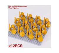 (Stytle 04)Moc Medieval Dwarf Warrior Elves Knights Lotr Figures Building Blocks Accessories Armor Shield Weapon Diy Toys For Children Gift