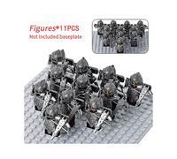 (Stytle 21)Moc Medieval Dwarf Warrior Elves Knights Lotr Figures Building Blocks Accessories Armor Shield Weapon Diy Toys For Children Gift