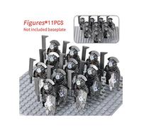 (Stytle 22)Moc Medieval Dwarf Warrior Elves Knights Lotr Figures Building Blocks Accessories Armor Shield Weapon Diy Toys For Children Gift
