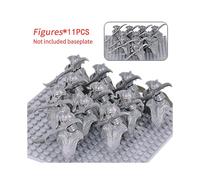 (Stytle 39)Moc Medieval Dwarf Warrior Elves Knights Lotr Figures Building Blocks Accessories Armor Shield Weapon Diy Toys For Children Gift