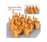 (Stytle 41)Moc Medieval Dwarf Warrior Elves Knights Lotr Figures Building Blocks Accessories Armor Shield Weapon Diy Toys For Children Gift