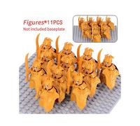 (Stytle 42)Moc Medieval Dwarf Warrior Elves Knights Lotr Figures Building Blocks Accessories Armor Shield Weapon Diy Toys For Children Gift