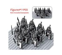 (Stytle 52)Moc Medieval Dwarf Warrior Elves Knights Lotr Figures Building Blocks Accessories Armor Shield Weapon Diy Toys For Children Gift