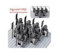 (Stytle 58)Moc Medieval Dwarf Warrior Elves Knights Lotr Figures Building Blocks Accessories Armor Shield Weapon Diy Toys For Children Gift