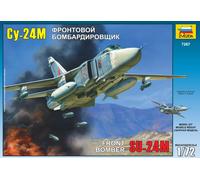 Su-24M Cy-24M Soviet Front Bomber Avión Plástico Kit 1:72 Modelo Zvezda