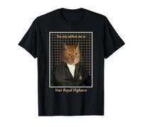Su Alteza Real (Funny Cat Graphic) Camiseta