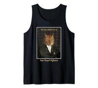 Su Alteza Real (Funny Cat Graphic) Camiseta sin Mangas