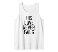 Su amor nunca falla Biblia Cristiano Fieles Orar a Dios Camiseta sin Mangas