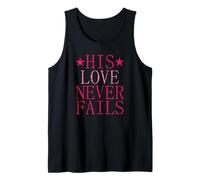 Su amor nunca falla Biblia Cristiano Fieles Orar a Dios Camiseta sin Mangas