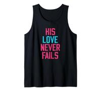 Su amor nunca falla Biblia Cristiano Fieles Orar a Dios Camiseta sin Mangas