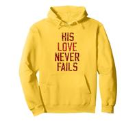 Su amor nunca falla Biblia Cristiano Fieles Orar a Dios Sudadera con Capucha