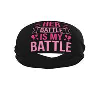 Su Batalla Es Mi Batalla Cáncer De Mama Unisex Cinta Sudor Cabeza Suaves Cinta Pelo Deporte Absorbente Diadema Deportiva para Gimnasio Yoga Fitness Fútbol