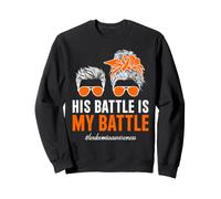 Su Batalla es mi Batalla Leucemia Concientización del Mes del Cáncer Sudadera