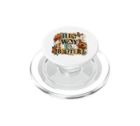 Su Camino Es Mejor Fe Cristiana Creyente Espiritual Jesús PopSockets PopGrip para MagSafe