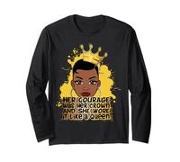 Su Coraje era su Corona y la usaba como una Reina de la Corona Manga Larga