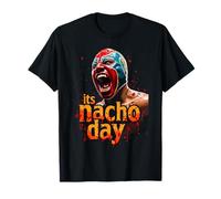 Su día de Nacho Lucha Libre Estilo Mexicano Camiseta