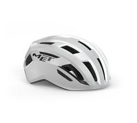 Casco Met Vinci Mips Blanco Plata Brillo, Talla S (52-56 cm)