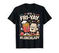 Su Equipo de cafetería FRI Yay Lunchlady Regreso a la Escuela Camiseta