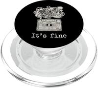 Su Fina Cinta de Casete enredada estética Retro PopSockets PopGrip para MagSafe