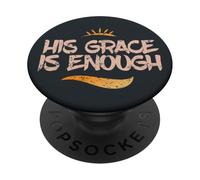 Su gracia es suficiente - Celebra el amor de Cristo PopSockets PopGrip Adhesivo
