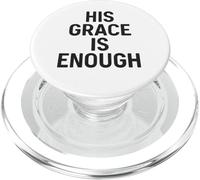Su Gracia es Suficiente. Cita Cristiana Vintage. PopSockets PopGrip para MagSafe