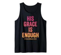 Su Gracia es Suficiente Corintios 12:9 Versículo de la Biblia Camiseta sin Mangas