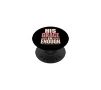 Su Gracia es Suficiente Corintios 12:9 Versículo de la Biblia PopSockets PopGrip Adhesivo