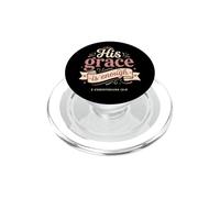 Su Gracia es Suficiente Corintios 12:9 Versículo de la Biblia PopSockets PopGrip para MagSafe