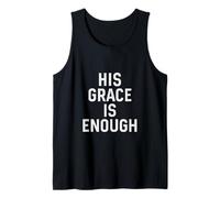 Su Gracia es Suficiente. Diseño de fe Cristiana. Camiseta sin Mangas